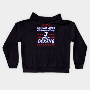 Boxing boxing gloves girl gift sport Kids Hoodie